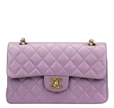 light purple chanel|purple chanel flap bag.